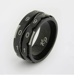 KnitPro кольцо-счётчик рядов нержавеющая сталь, цвет чёрный