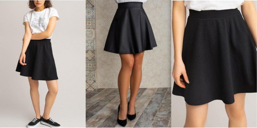 Как сшить юбку-солнце на резинке