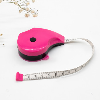 HEMLINE Сантиметр-рулетка на магнитной основе , цикламеновый