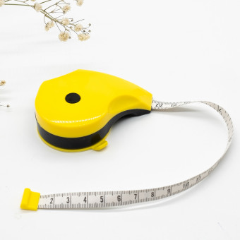 HEMLINE Сантиметр-рулетка на магнитной основе , жёлтый