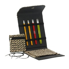 Lana Grossa Набор разъёмных спиц Rainbow алюминий, чёрный