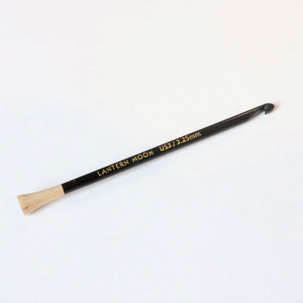 Lantern Moon Крючок для ремонта  3,25мм/7,5см, эбеновое дерево, черный