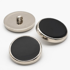 Эмаль в серебре чёрный 25 мм