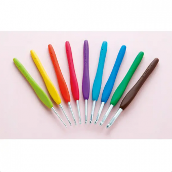 Clover Набор крючков для вязания Amour 2,0 - 6,0 мм