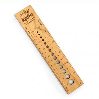 Katia Измеритель спиц и крючков с линейкой