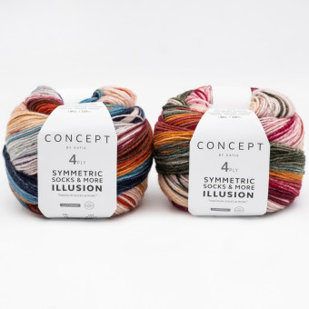Katia Concept Illusion Symmetric socks & More