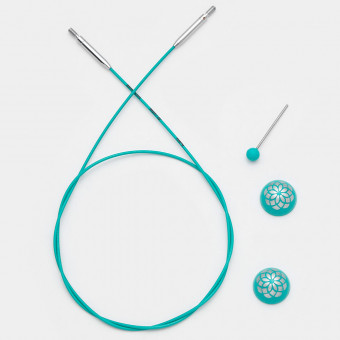 KnitPro Mindful леска соединительная, бирюзовая