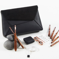 KnitPro Подарочный набор крючков для вязания с деревянной ручкой Mellow /Нежный