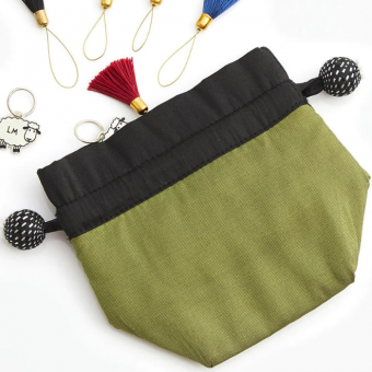 Lantern Moon Мешочек для маркеров Sage, зелёный