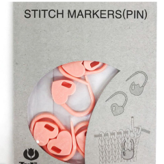 Tulip Маркеры для вязания Аmicolle (сердце, розовый цвет, 7 шт)