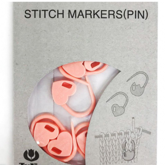 Tulip Маркеры для вязания Аmicolle (сердце, розовый цвет, 7 шт)