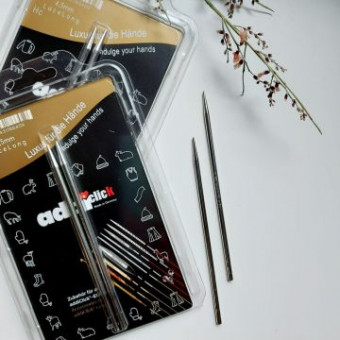 Addi Lace Long разъёмные спицы с удлинённым кончиком