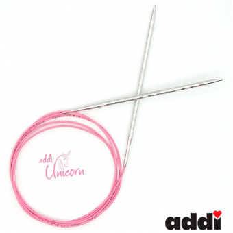 Addi круговые спицы Unicorn Lace с удлинённым кончиком 100 см