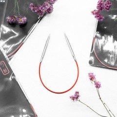 ChiaoGoo круговые спицы knit red 23 см