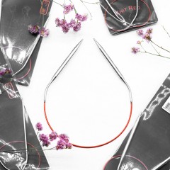 ChiaoGoo круговые спицы knit red 40 см