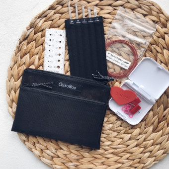 ChiaoGoo набор разъёмных спиц Twist RedLace Mini 13 см