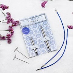 ChiaoGoo набор разъёмных спиц Twist short combo Blue