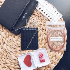 ChiaoGoo набор разъёмных спиц Twist RedLace Mini 10 см