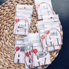 ChiaoGoo набор разъёмных спиц Twist short combo Red