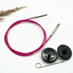 LYKKE леска для разъёмных укороченных спиц Pink