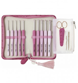 Tulip Набор крючков для вязания ETIMO Rose (10 видов крючков)