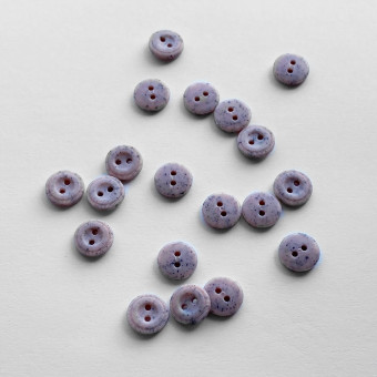 Деревенский мрамор 2 прокола 11 мм розовый