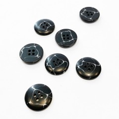 Мрамор 4 прокола 20 мм чёрный