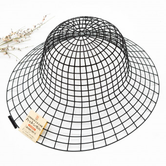 Форма пластиковая для шляп 58 см чёрная