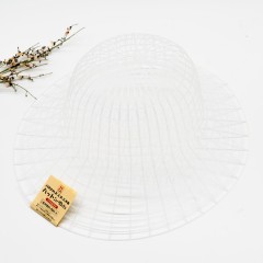 Форма пластиковая для шляп 58 см белая