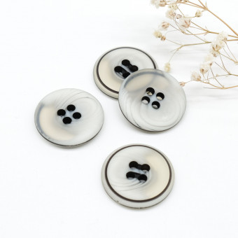 Woody 4 прокола 25 мм светло-серый