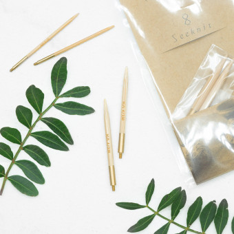 KA Seeknit Shirotake разъёмные спицы 5 см