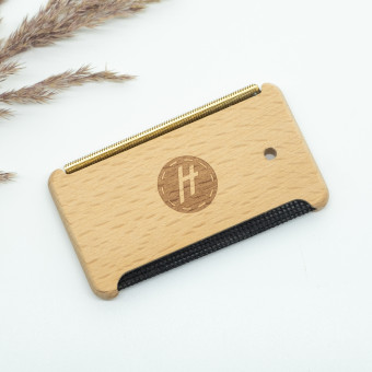 Hemline щёточка для снятия пилинга из бука