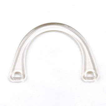 Ручки пластиковые, прозрачные 16,8*11 см