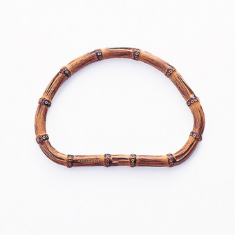 Ручки полимерные, овальные (бамбук)