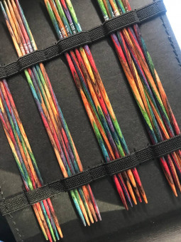 Lana Grossa Наборы чулочных спиц малый 15 см Design- Holz multicolor