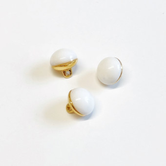 Бусина белая 10 мм