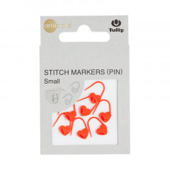 Tulip Маркеры для вязания Аmicolle small (сердце ,оранжевый цвет, 7 шт)