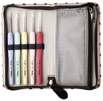 Tulip Набор крючков для вязания "Bead Crochet" (5 видов крючков)