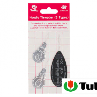 Tulip Нитевдеватель для стандартных и тонких игл, 3 типа в упаковке