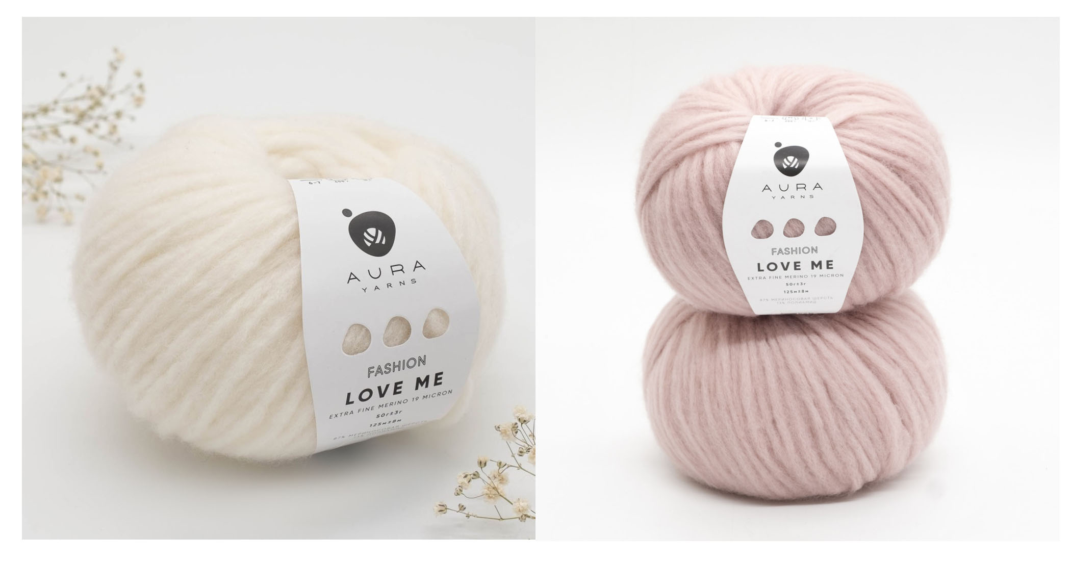 Aura Yarns Love me