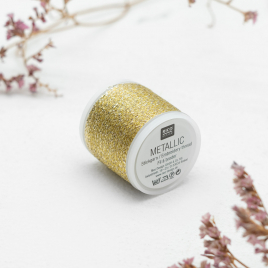 Пряжа Rico Metallic gold 941