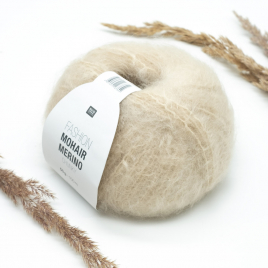Пряжа Rico Fashion Mohair Merino ecru 012