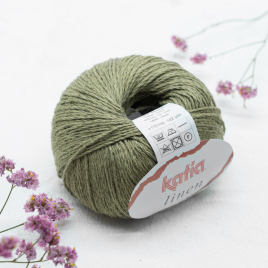 Пряжа Katia Linen 12 khaki