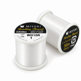 Нить для бисероплетения Miyuki MNT-01 белый