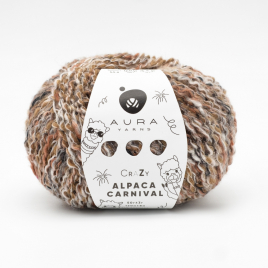 Пряжа Aura Crazy Alpaca Carnival 12.002 Crazy horse