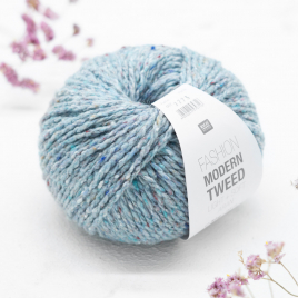 Пряжа Rico Fashion Modern Tweed Aran blue 007