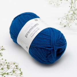 Пряжа Rico Superba Premium 4-ply 50g teal 009