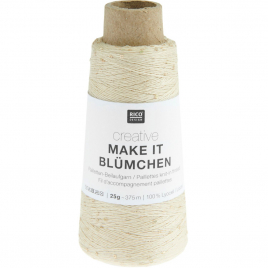 Пряжа Rico Creative Make It Blumchen ecru