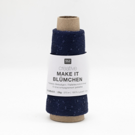 Пряжа Rico Creative Make It Blumchen navy blue
