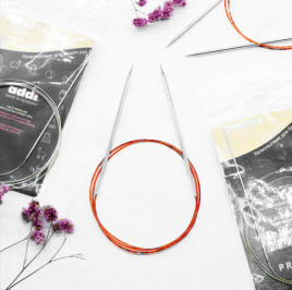 Круговые спицы металлические Addi Lace 100 см 2,5 мм